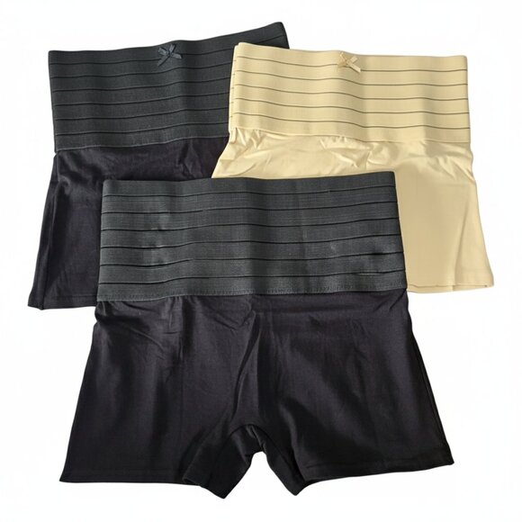 New 3-Pack Seamless High Waist Tummy Control Corset Underwear – Size XL - Picture 1 of 4